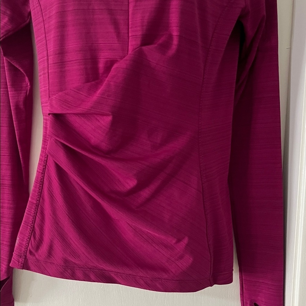 Athleta Deep fuscia Long Sleeve Top - Picture 3 of 9